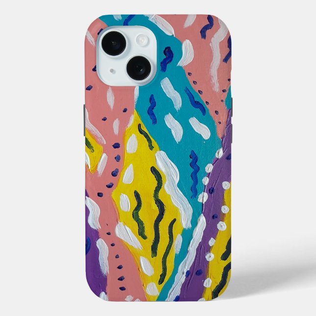 Coques Case-Mate iPhone Couleur et flux peinture Abstraite (Verso)