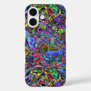 Coque Pour iPhone 16 Couleur exubérant Abstrait