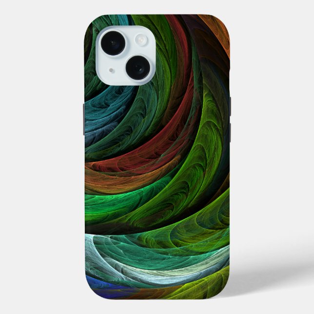 Coques Case-Mate iPhone Couleur Gloire Moderne Art Abstrait Motif Élégant (Verso)