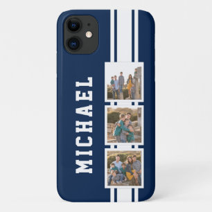 Case-Mate iPhone Case Couleur modifiable Varsity White Stripes Photo