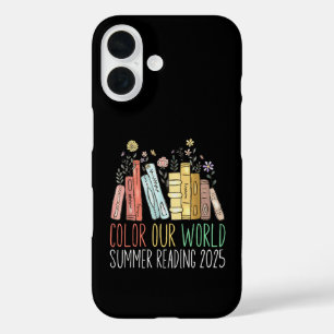 Coque Pour iPhone 16 Couleur Notre Monde Lecture Été 2025
