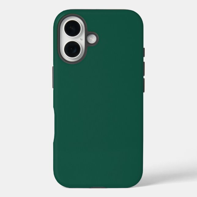 Coques Case-Mate iPhone Couleur pleine verte opale (Verso)