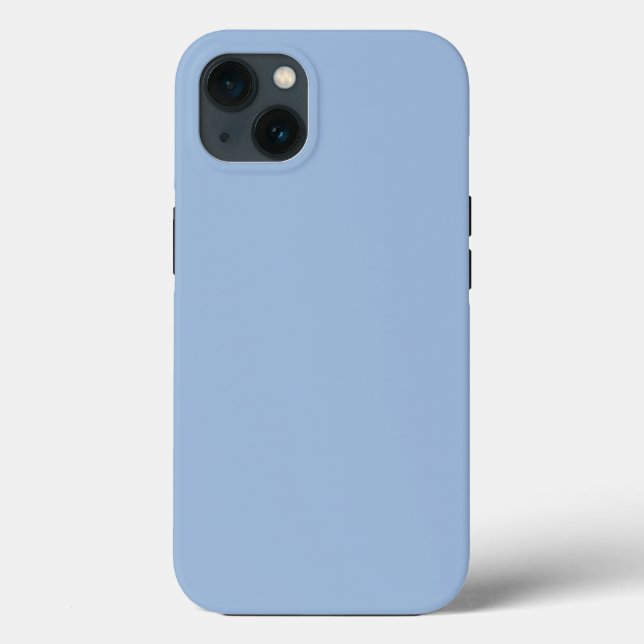 Coques Case-Mate iPhone Couleur solide bleu cérulean (Verso)