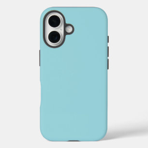 Coque Pour iPhone 16 Couleur solide bleu ciel doux
