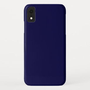 Coque Pour iPhone XR Couleur solide : bleu marine