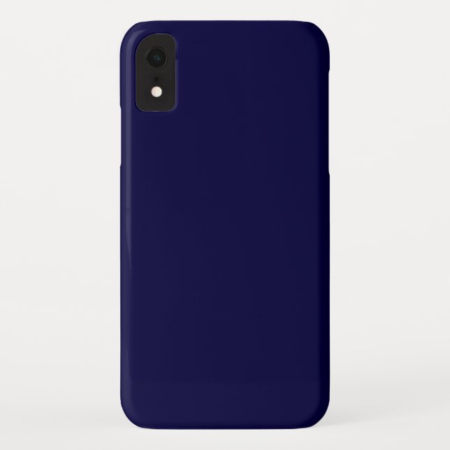 Coques Case-Mate iPhone Couleur solide : bleu marine (Dos)