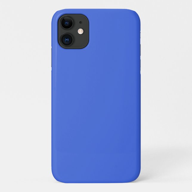 Coques Case-Mate iPhone Couleur solide bleue royale | Classique | Élégant (Dos)