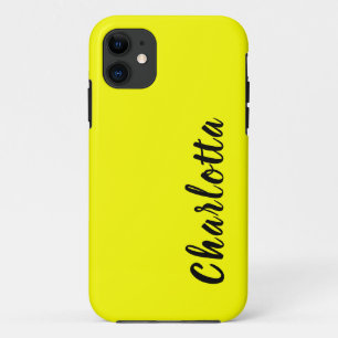 Case-Mate iPhone Case Couleur solide citron néon Personnaliser