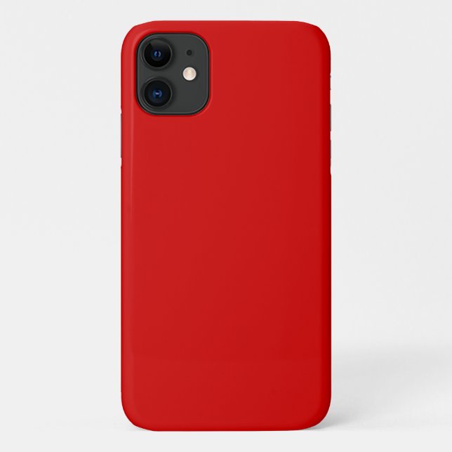 Coques Case-Mate iPhone Couleur solide : Rouge (Dos)