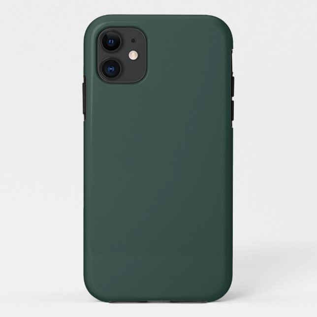 Coques Case-Mate iPhone Couleur solide vert chasseur (Dos)