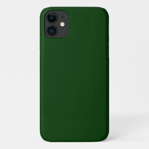 Coques Pour iPhone Couleur solide vert foncé