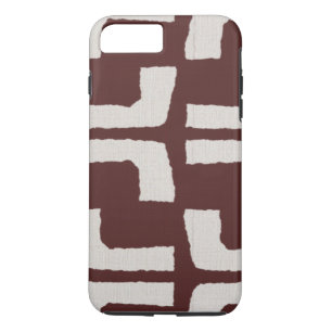 Coque Case-Mate iPhone Couleur Tribale Africaine Revêtement Blanc Rouge
