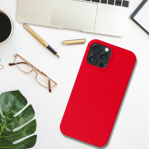Case-Mate iPhone Case Couleur uni minimaliste rouge de Noël