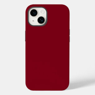 Coque Case-Mate iPhone Couleur uni rouge grenat