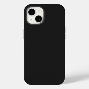 Coque Case-Mate iPhone Couleur unie noire étrange