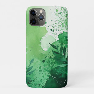 Case-Mate iPhone Case Couleur verte de la Jungle foncée texture dessinée