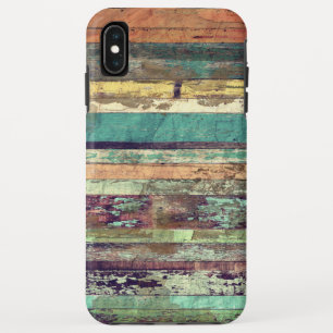 Coques Pour iPhone Couleur vintage du grain de bois