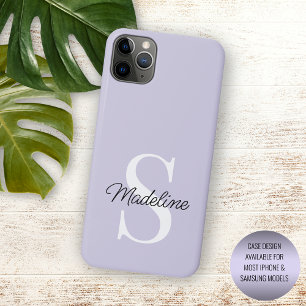 Case-Mate iPhone Case Couleur violet pastel personnalisé Lavande violett