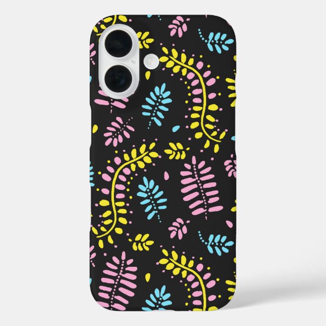 Coques Case-Mate iPhone Couleurs Abstraites Feuilles-Gras (Verso)