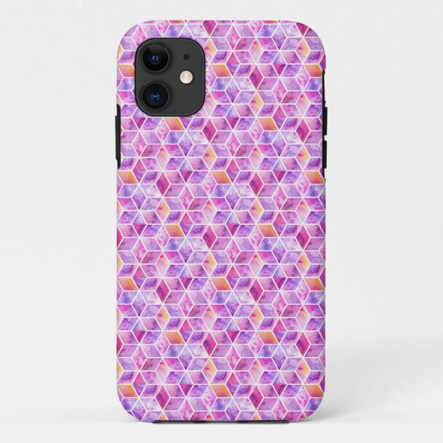 Coques Case-Mate iPhone Couleurs Aquarelles Diagonales (Dos)