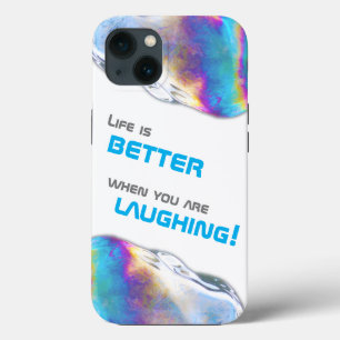 Case-Mate iPhone Case Couleurs arc-en-ciel éclatant bulles citation de m