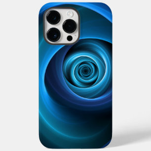 Coque Case-Mate iPhone Couleurs bleu spirale 3D Art Abstrait fractal mode