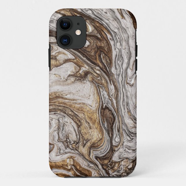 Coques Case-Mate iPhone couleurs brunes liquides glamour 001 (Dos)
