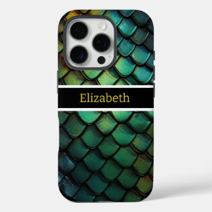 Coque iPhone 16 Pro Couleurs chatoyantes de serpent aux couleurs