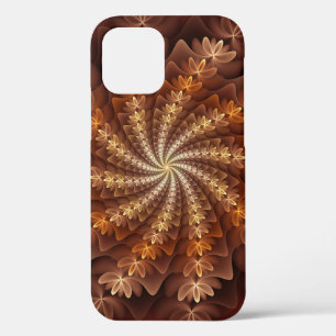 Case-Mate iPhone Case Couleurs chaudes, motif d'art fractal moderne trip