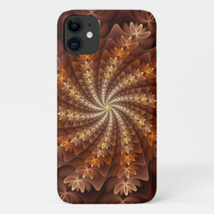 Case-Mate iPhone Case Couleurs chaudes, motif d'art fractal moderne trip