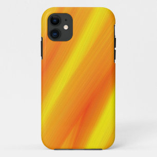 Coque iPhone 11 Couleurs chaudes peinture rayures graphique