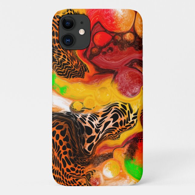 Coques Case-Mate iPhone Couleurs d'automne Abstrait pour la peinture Otter (Dos)