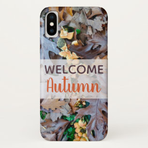 Case-Mate iPhone Case Couleurs d'automne avec feuillage brun feuille tom