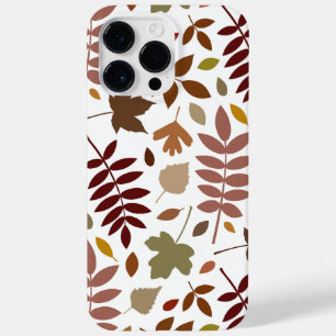 Coque Case-Mate iPhone Couleurs d'automne en blanc pour les Feuilles tomb