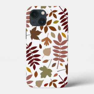 Case-Mate iPhone Case Couleurs d'automne en blanc pour les Feuilles tomb