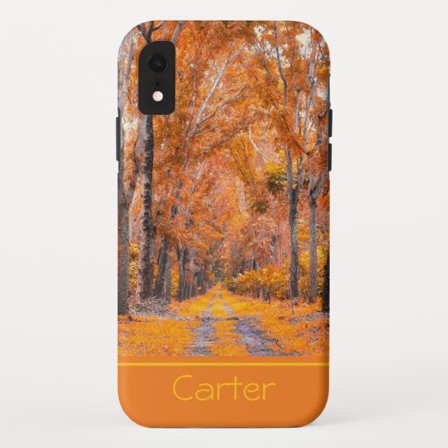 Coques Case-Mate iPhone Couleurs d'automne personnalisées (Dos)