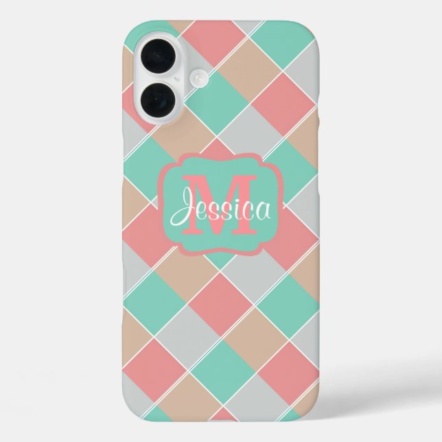 Coques Case-Mate iPhone Couleurs de Glace Personnalisées (Verso)