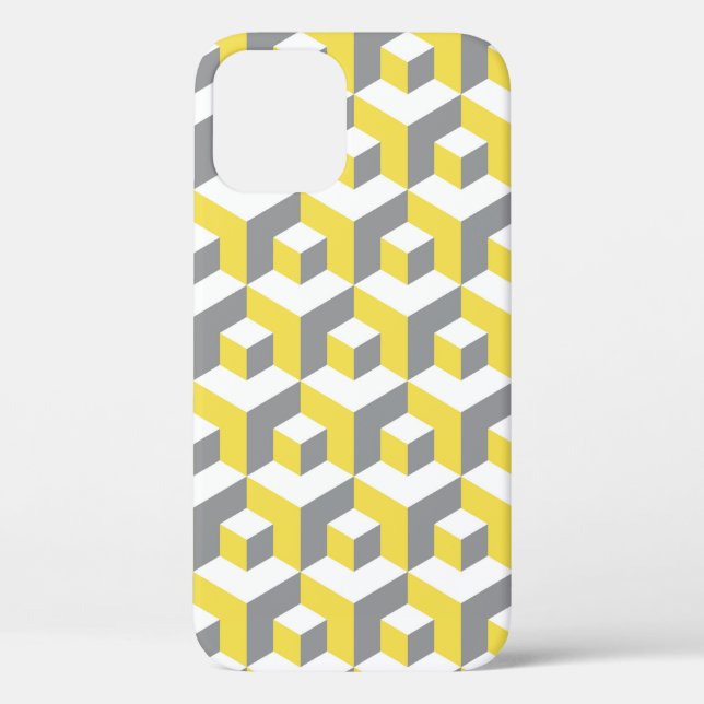 Coques Case-Mate iPhone Couleurs de l'année 2021 illuminant jaune et ultim (Verso)