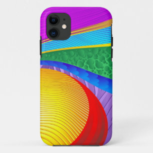 Coques Pour iPhone Couleurs de l'arc-en-ciel Fantaisie Abstraite