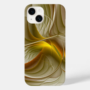 Coque Case-Mate iPhone Couleurs de métaux précieux, art fractal abstrait