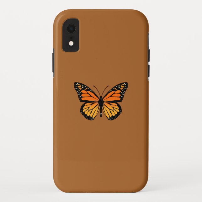 Coques Case-Mate iPhone Couleurs des papillons monarques (Dos)