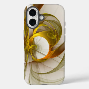 Coque Pour iPhone 16 Couleurs métalliques précieuses abstraites moderne