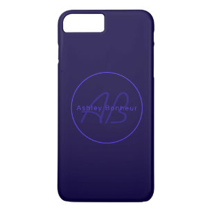Case-Mate iPhone Case Couleurs modernes de Deep Purple Nom cool et mon
