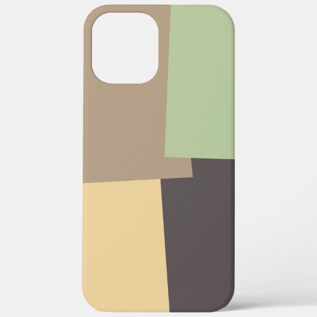 Coques Case-Mate iPhone Couleurs modernes rétro géométriques #31 (Verso)