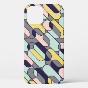 Case-Mate iPhone Case Couleurs pâles géométriques : Motif rétro