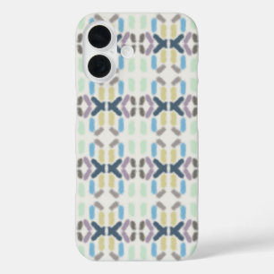 Coque Pour iPhone 16 Couleurs pastel à l'aquarelle salée sur fond blanc