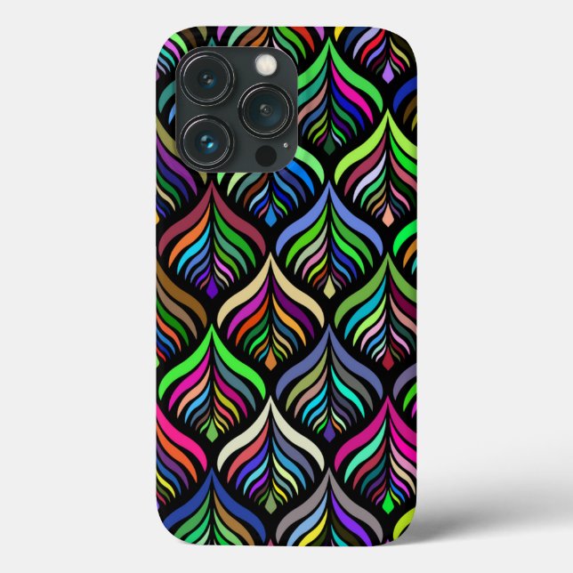 Coques Case-Mate iPhone Couleurs pliantes Abstrait arc-en-ciel (Verso)