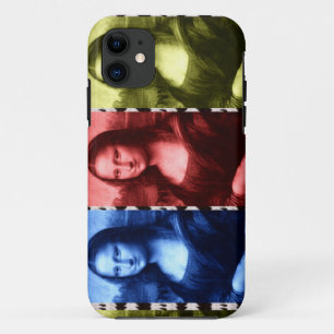 Coque Case-Mate Pour iPhone Couleurs primaires Mona Lisa Poster de animal