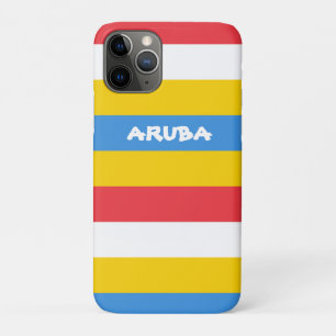 Case-Mate iPhone Case Couleurs rayées du drapeau d'Aruba