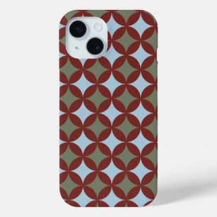 Coque Case-Mate iPhone Couleurs rétro Mi-Siècle Cercles modernes